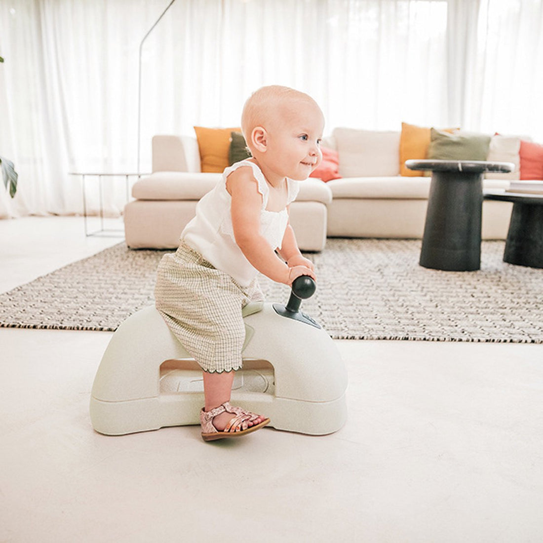Scoot and Ride My First Rose 3-in-1 Loopwagen - sand