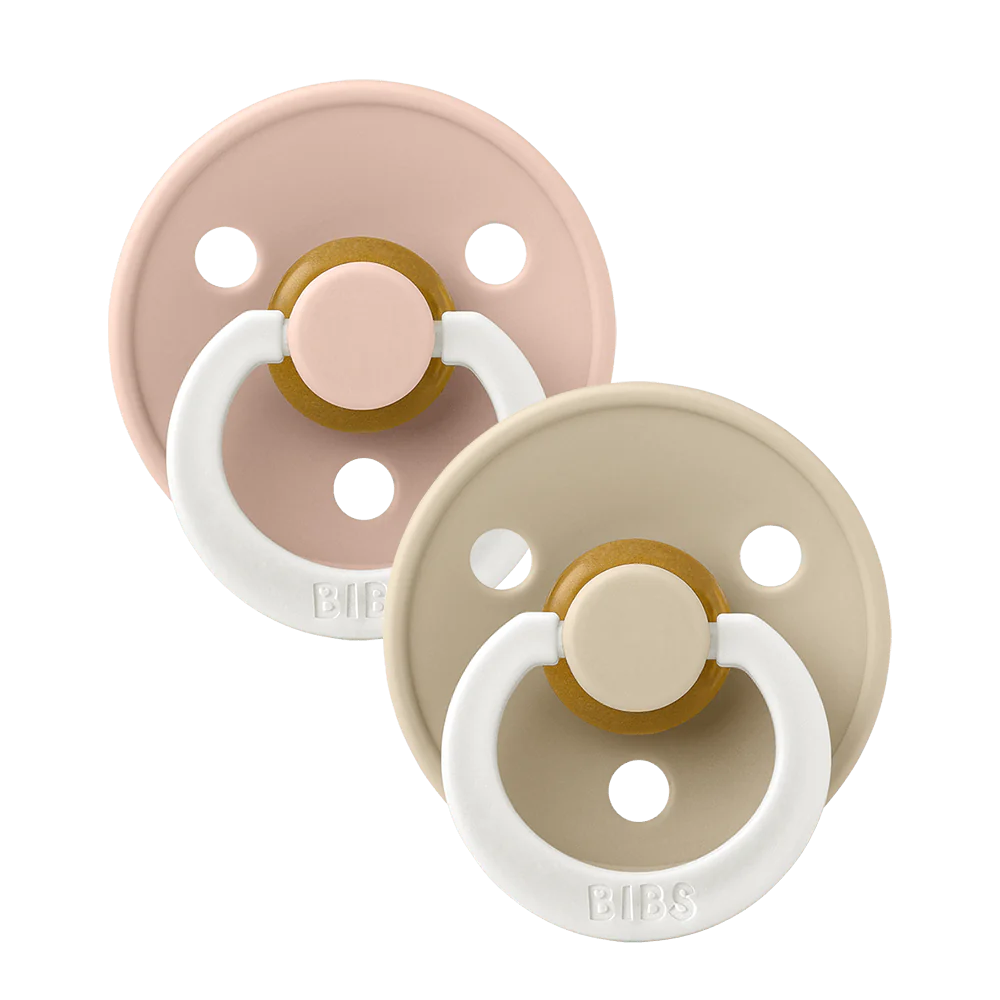 BIBS-GLOW IN THE DARK - Blush/Vanilla - T1