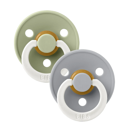 BIBS-GLOW IN THE DARK - Sage/Cloud - T2