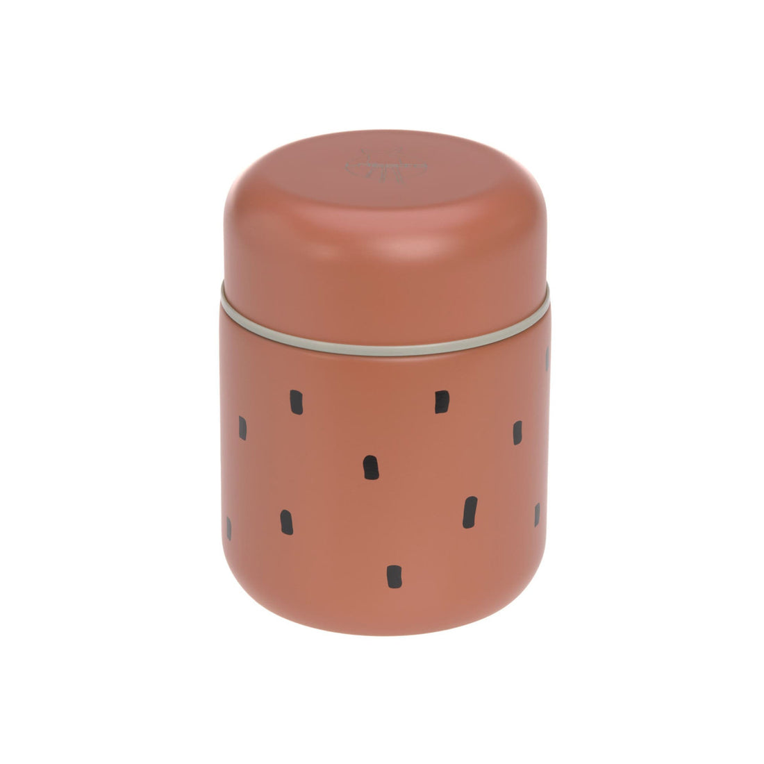 Voedselcontainer - Happy prints caramel