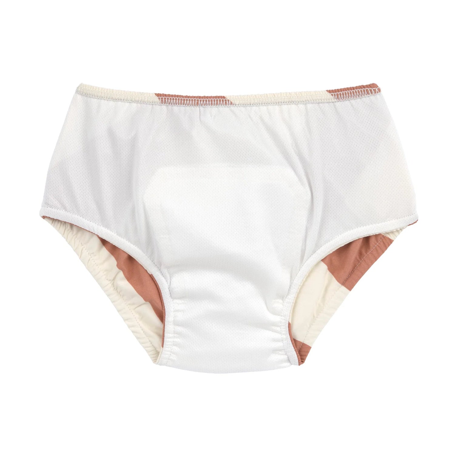 Diaper pants - stripes clay - sea salt