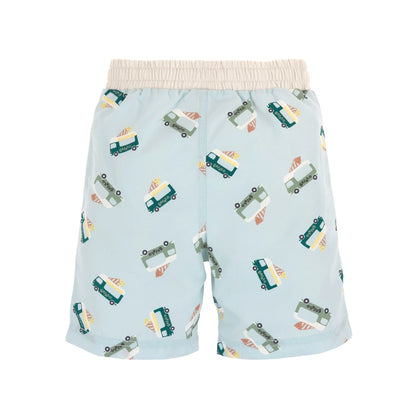 Board short- ice cream truck Illusion blue
