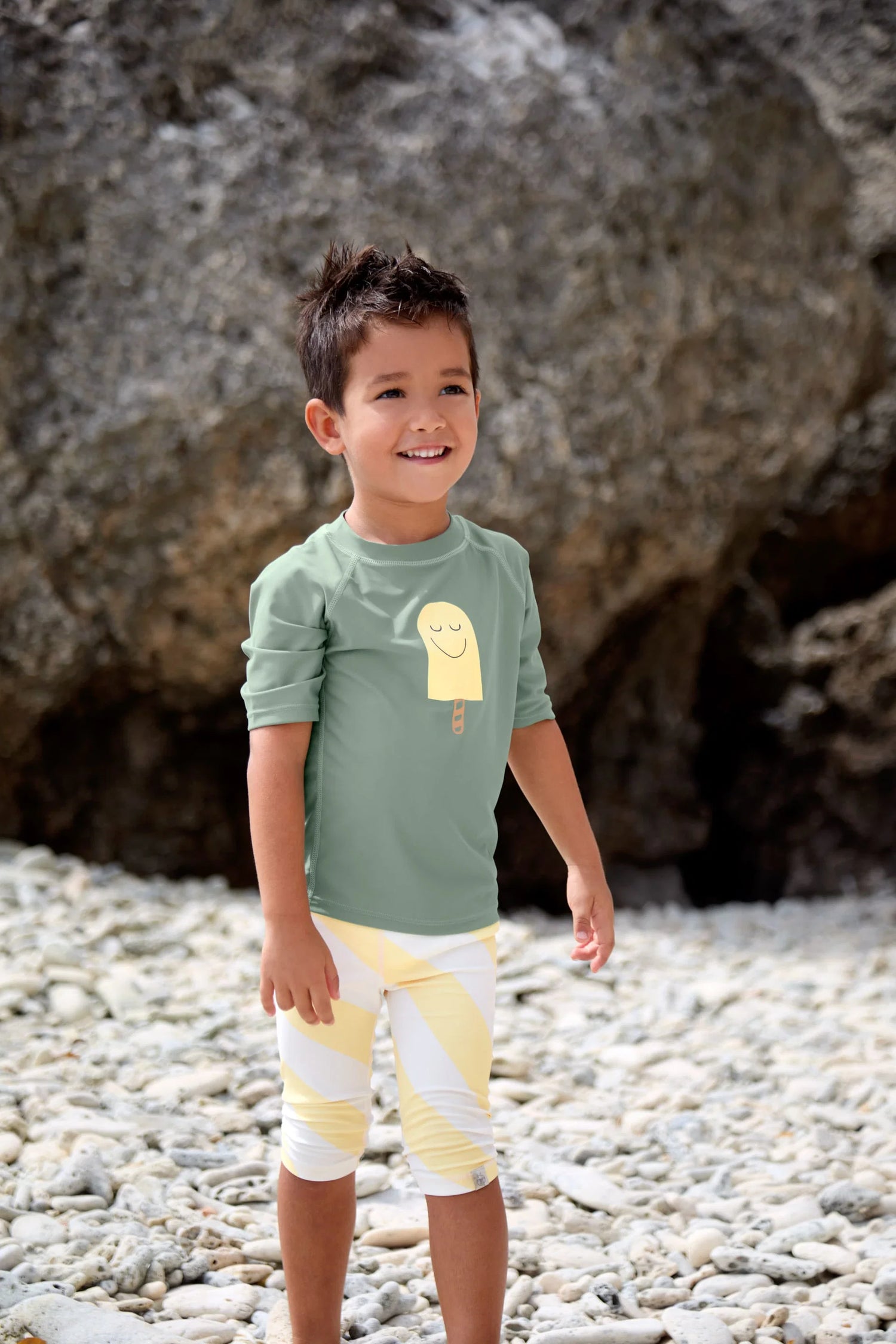 Zwemtshirt Lässig - popsicle green