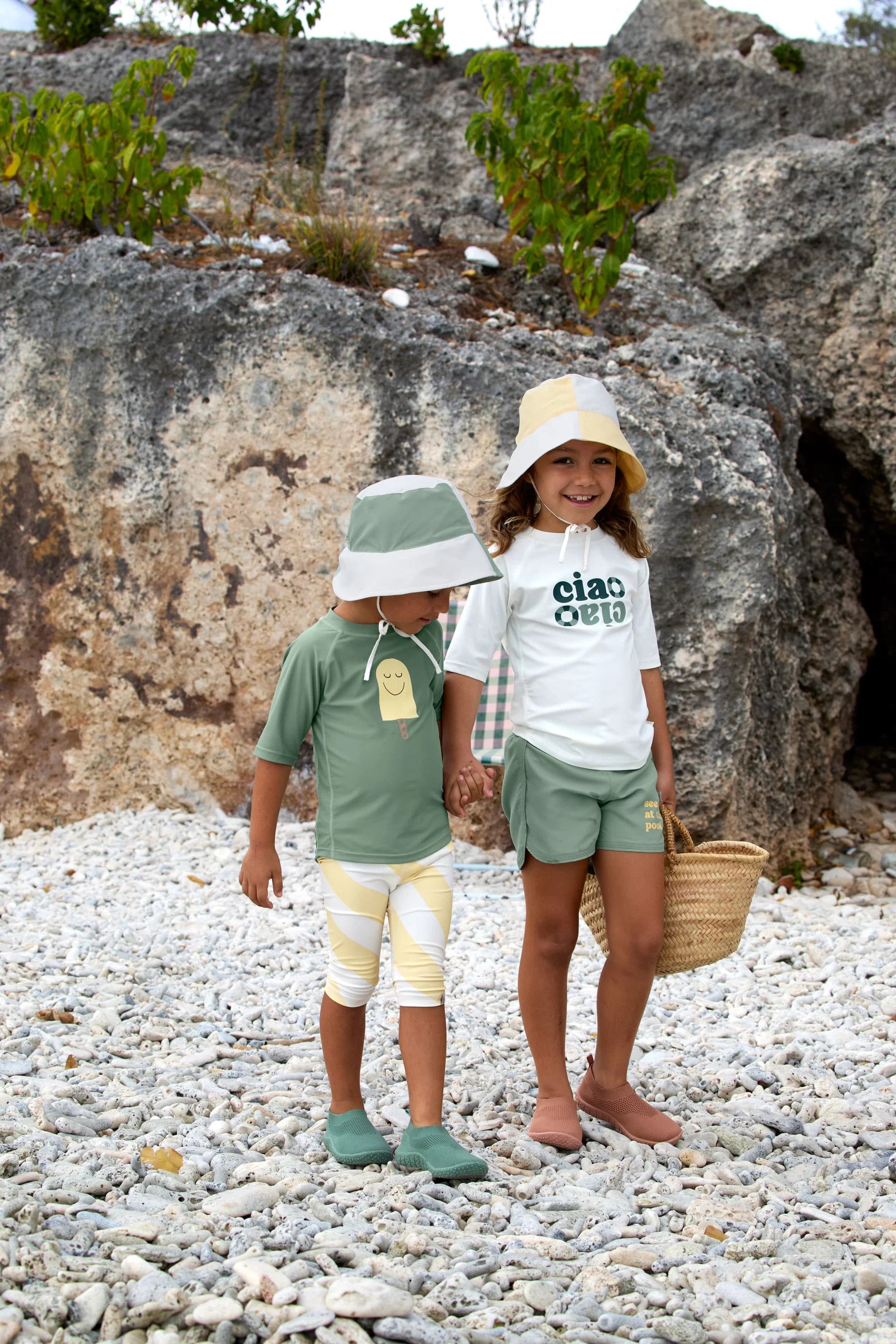 Zwemtshirt Lässig - popsicle green