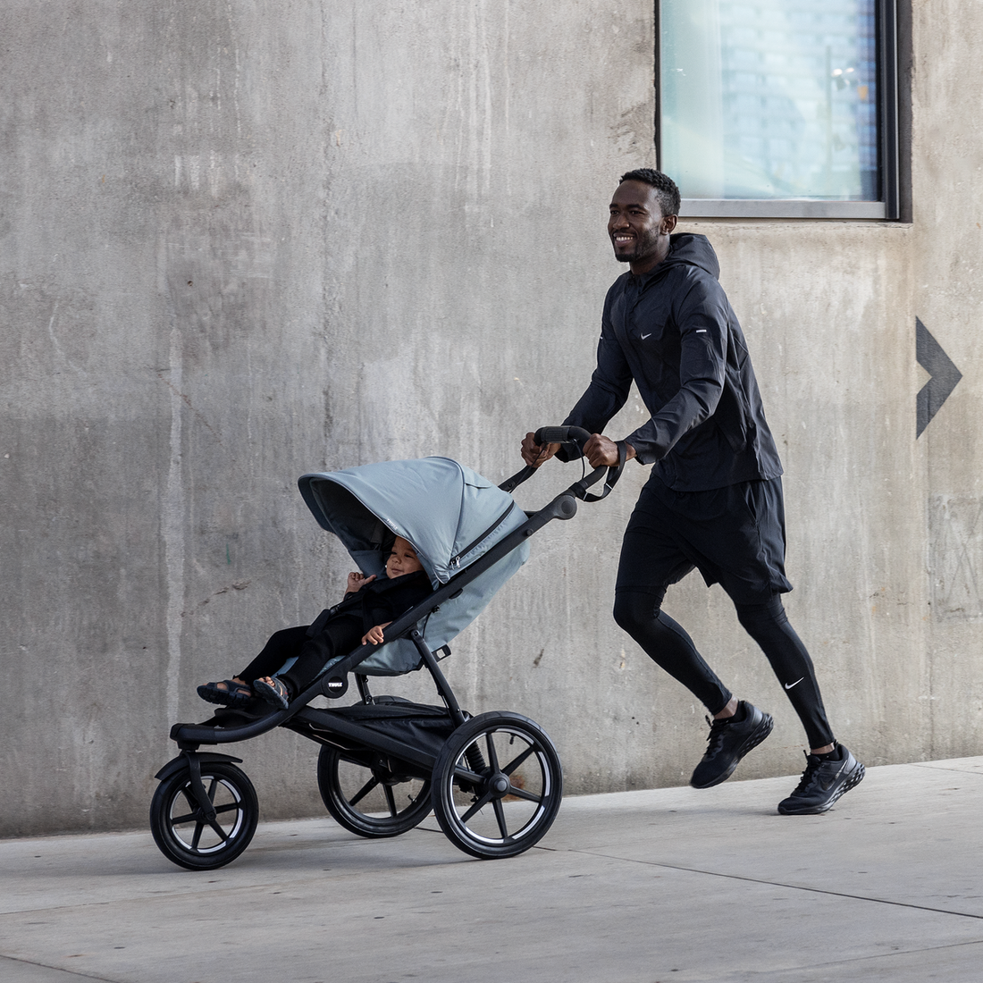 Thule Urban Glide 3- mid blue on black