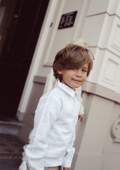 Milo linen blouse | White