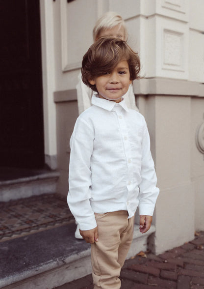 Milo linen blouse | White