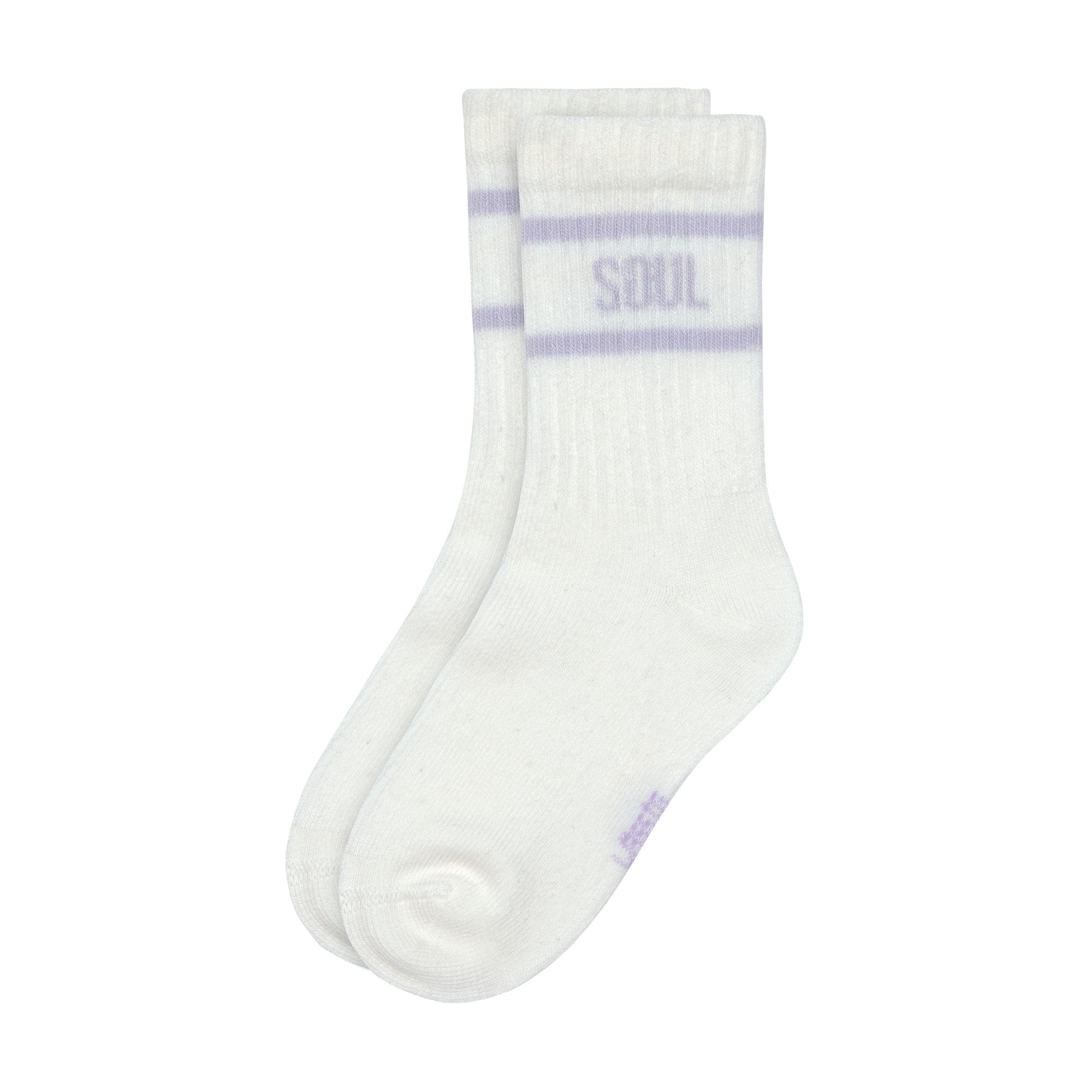 Tennis Socks Kids (3 pcs) - Little Gang, peach pastel lilac