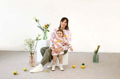 Tennis Socks Kids (3 pcs) - Little Gang, peach pastel lilac