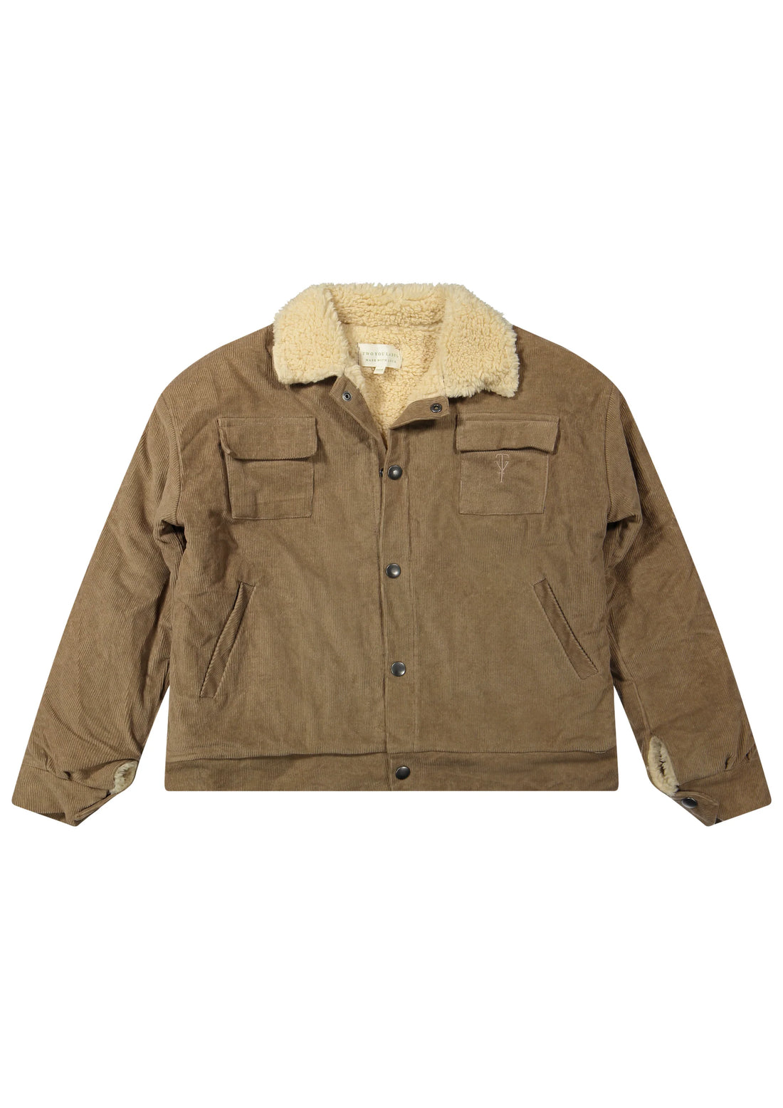 Raf ribbed jacket | Brown rib B2B