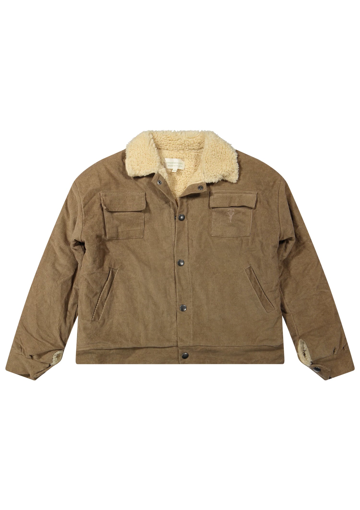 Raf ribbed jacket | Brown rib B2B