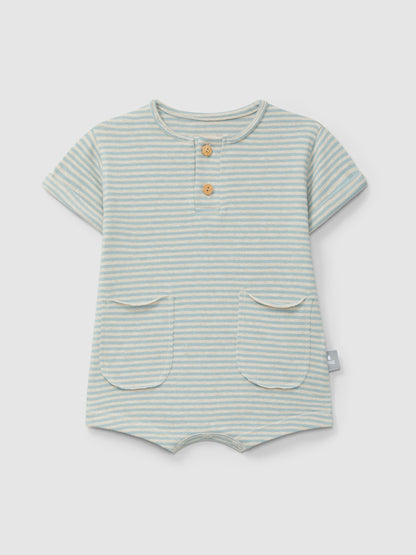 Organic romper - stripes