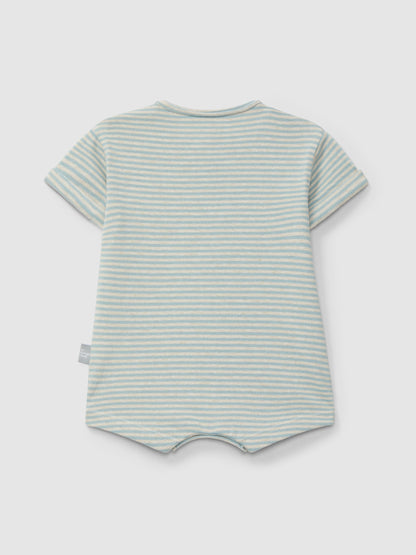 Organic romper - stripes