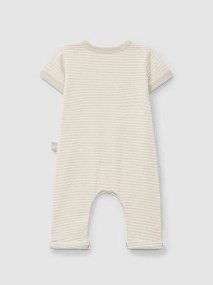 Cotton striped jumpsuit