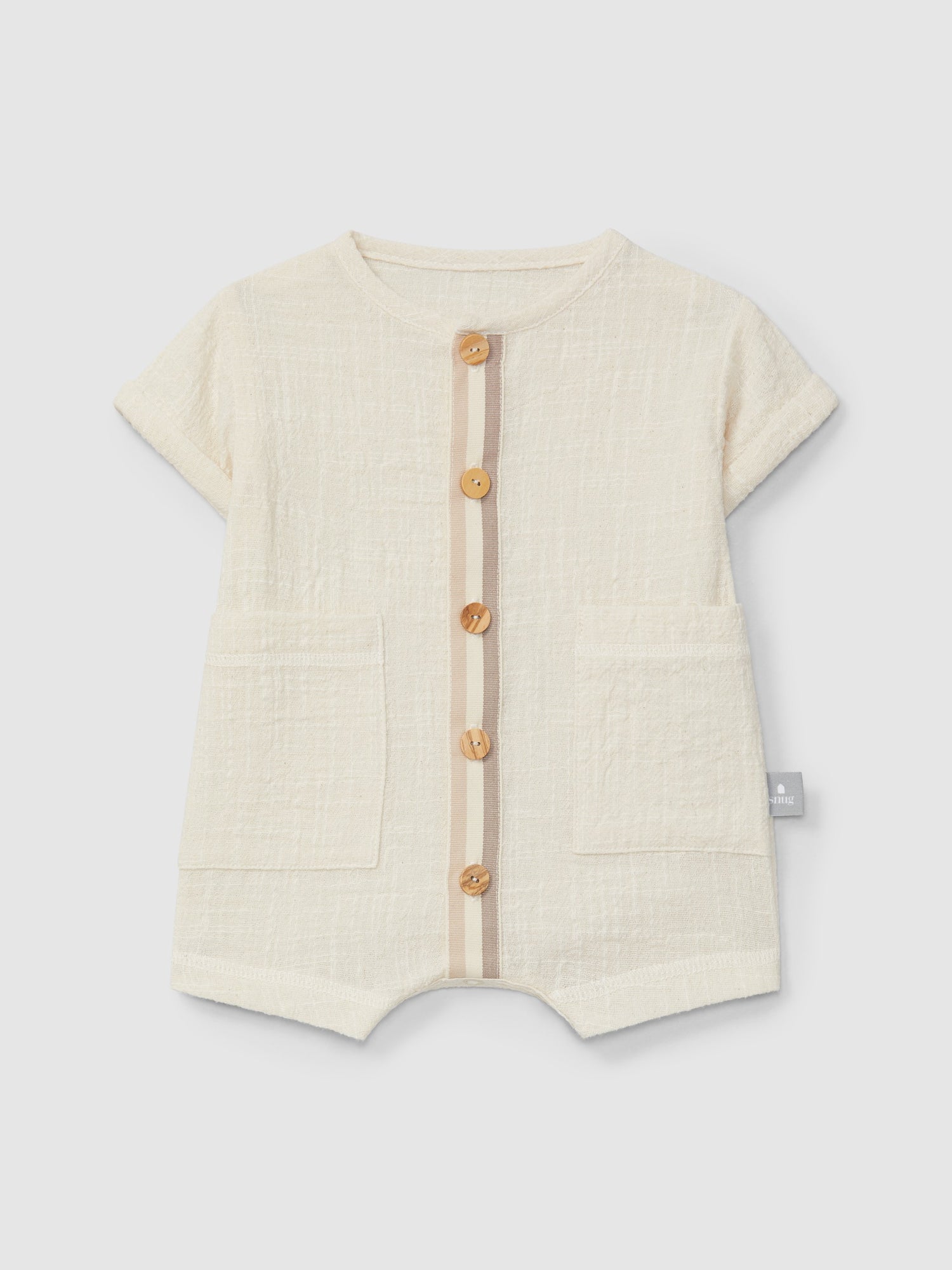 Romper met korte pijpen - naturel