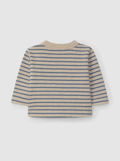 SNUG - Tshirt met lange mouwen - Gestreept blauw