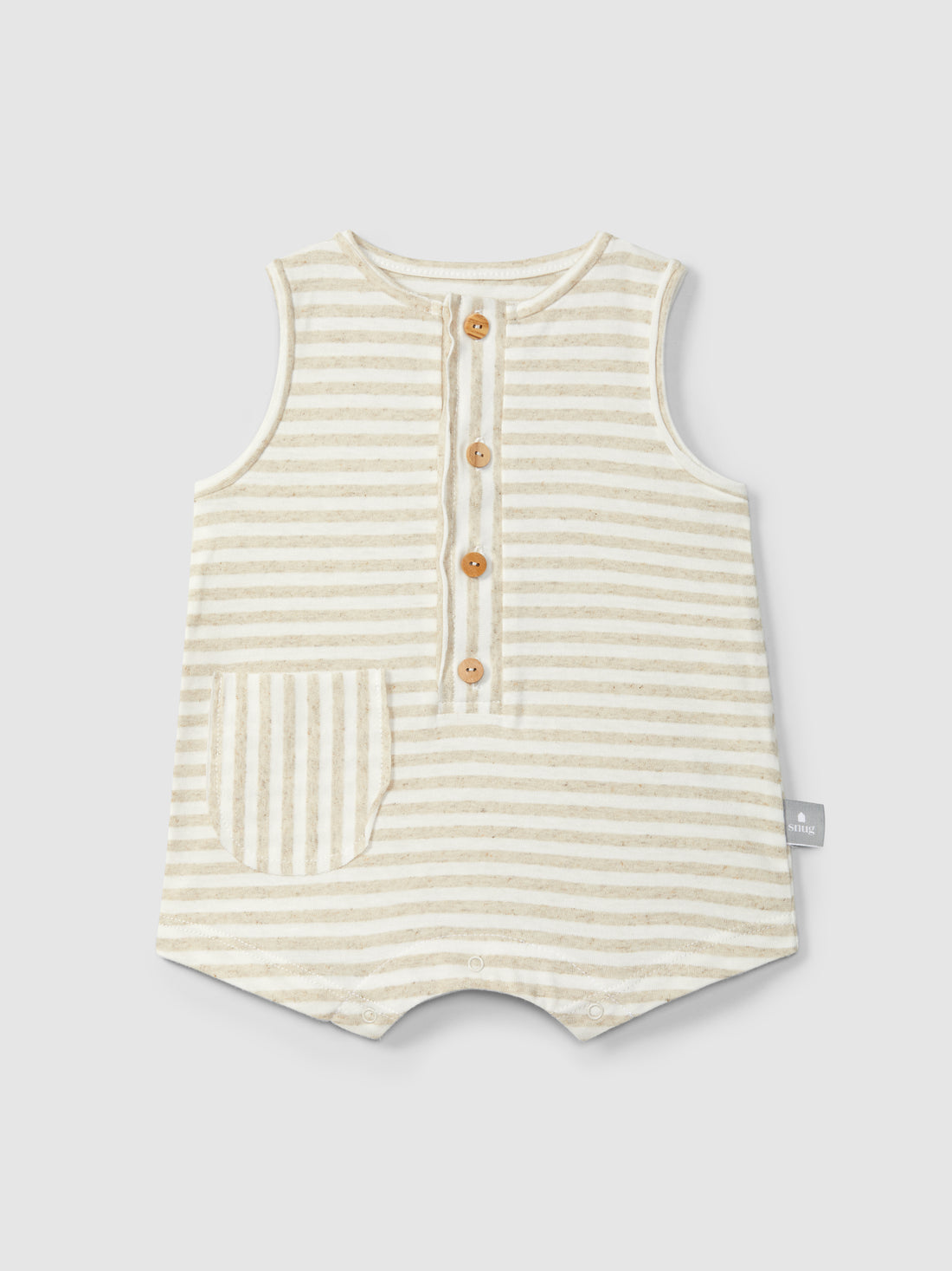 Romper short stripe