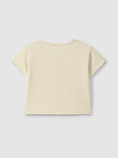 T-shirt met coole wortelprint