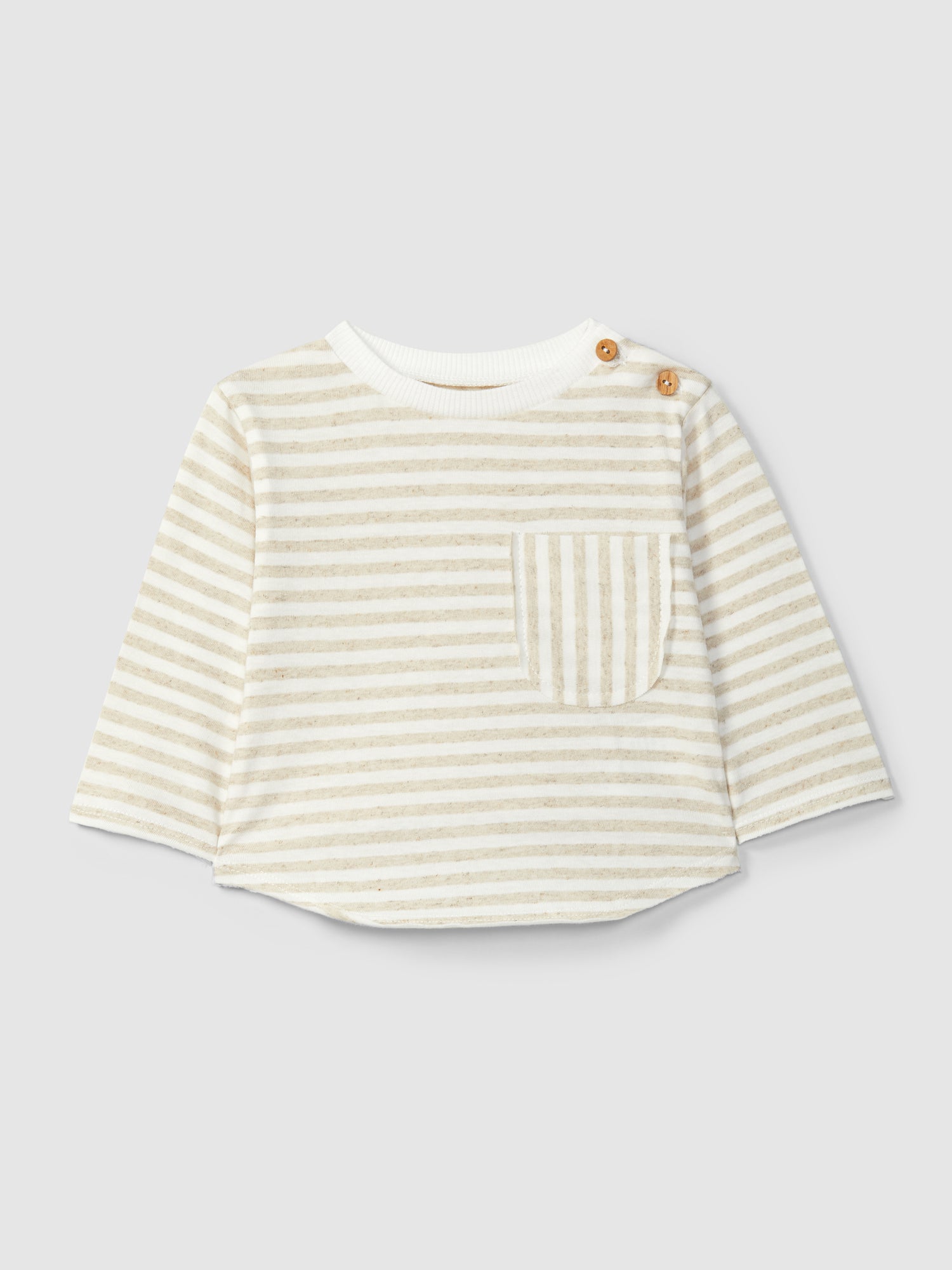 Striped Linho longsleeve