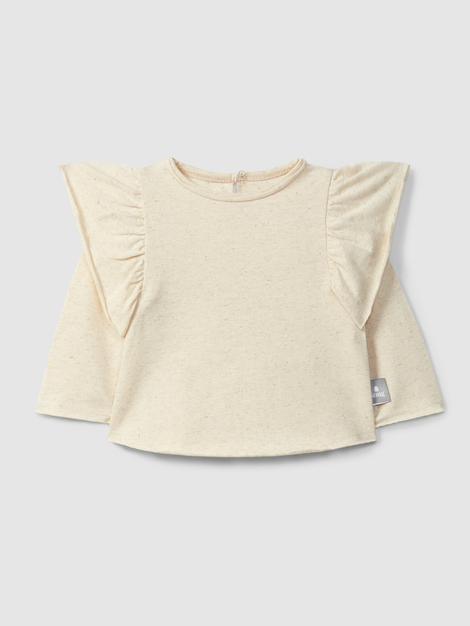 Longsleeve met ruffledetail.