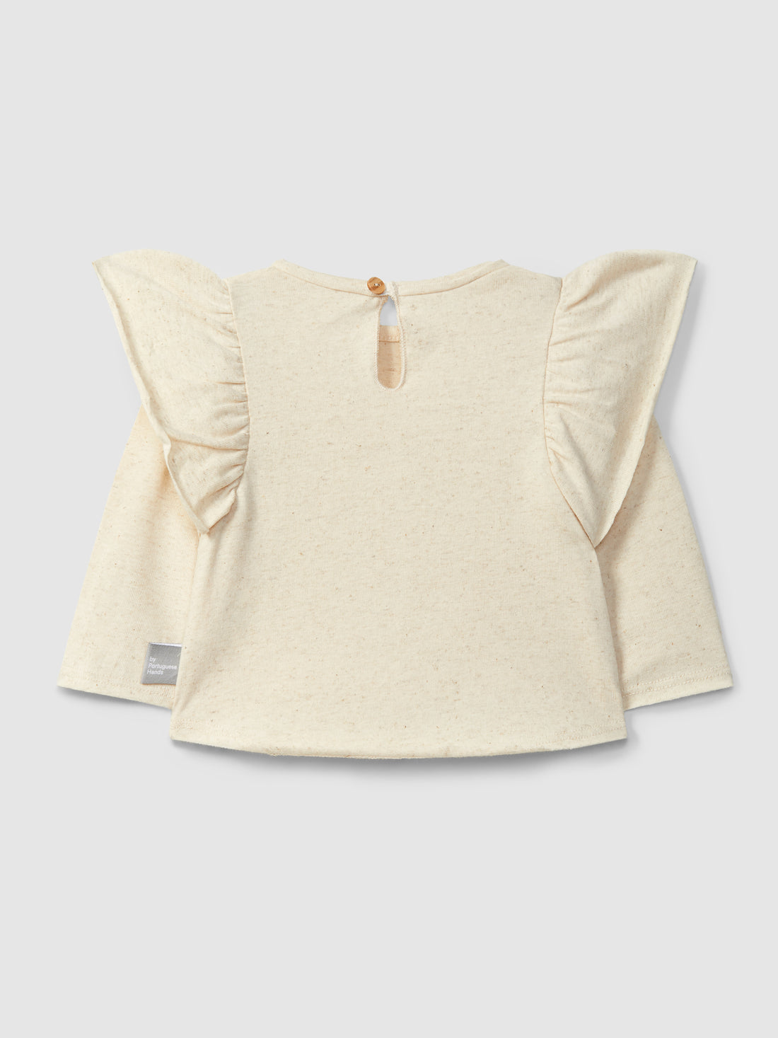 Longsleeve met ruffledetail.