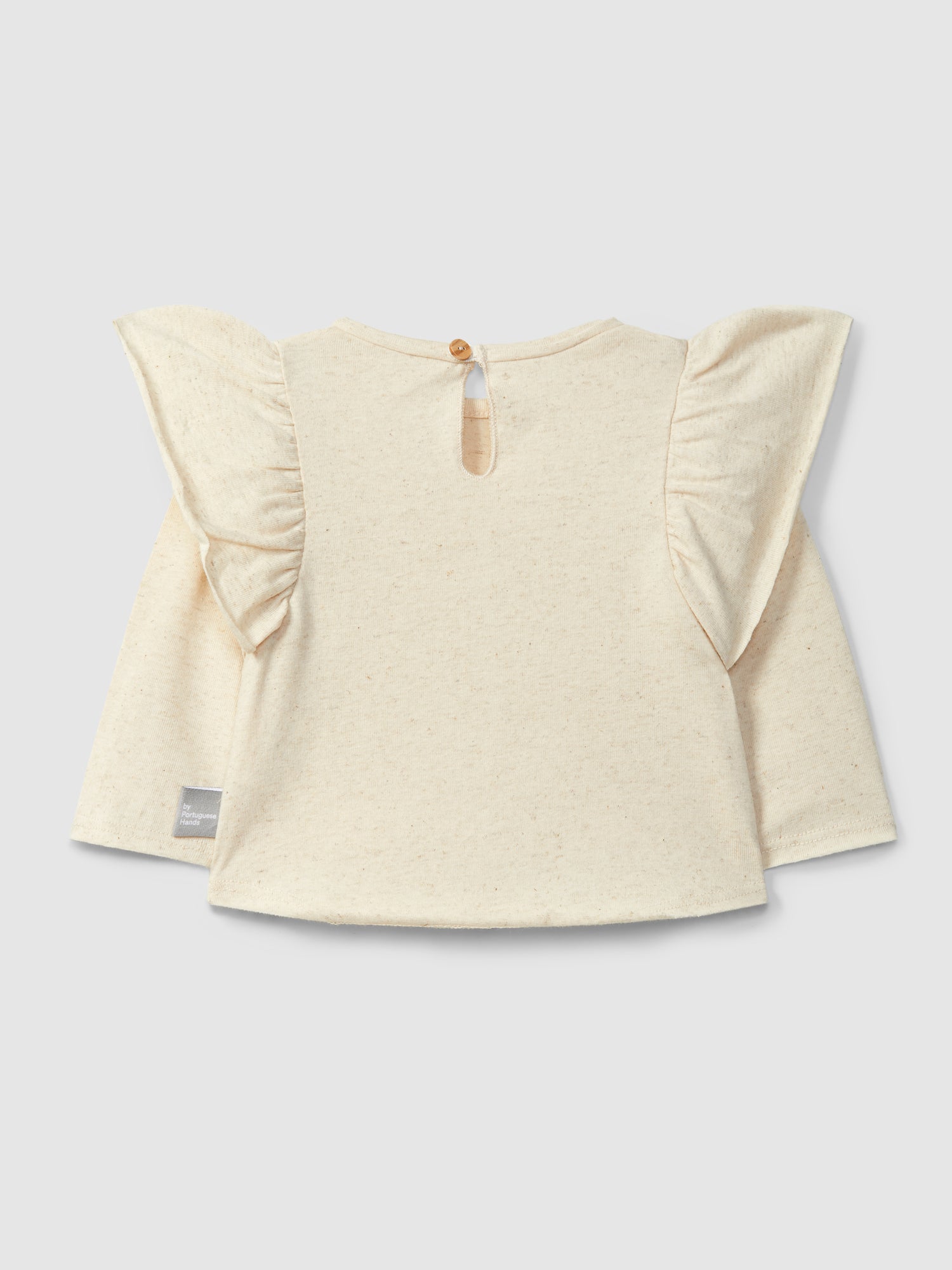 Longsleeve met ruffledetail.