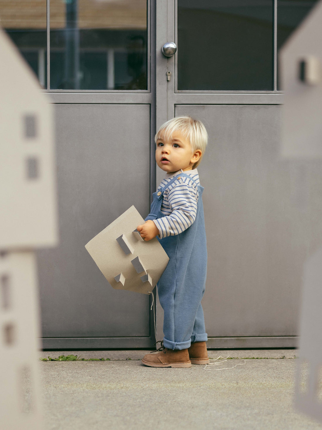 SNUG - Tshirt met lange mouwen - Gestreept blauw