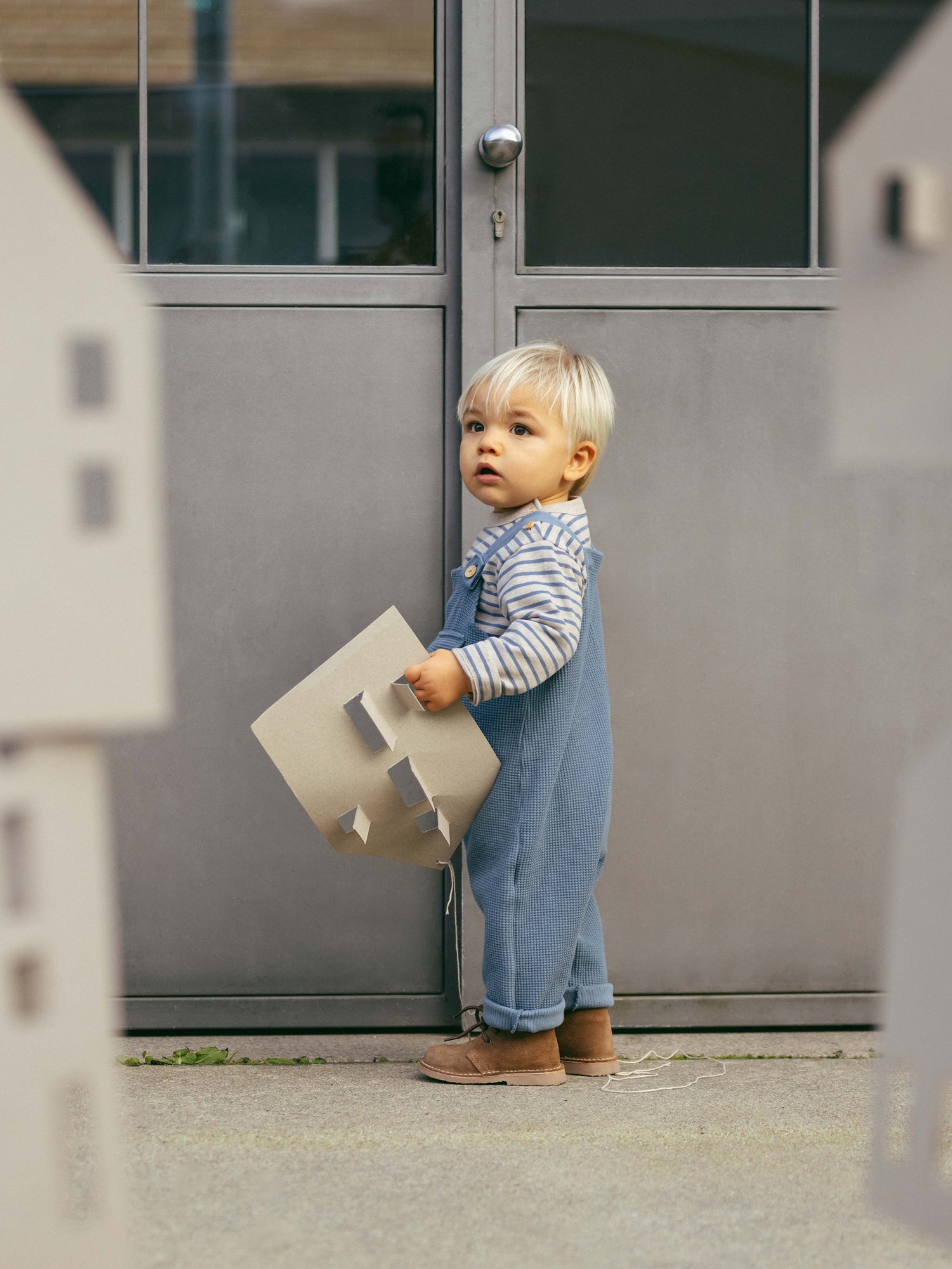 SNUG - Tshirt met lange mouwen - Gestreept blauw