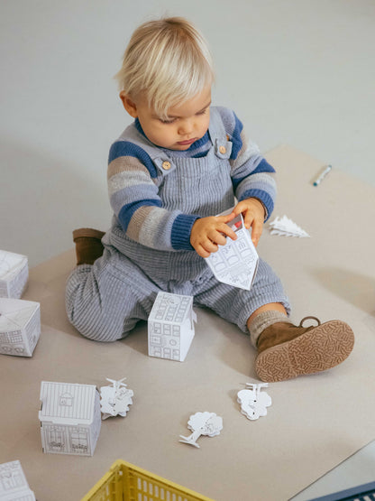 SNUG - Gebreide gestreepte trui