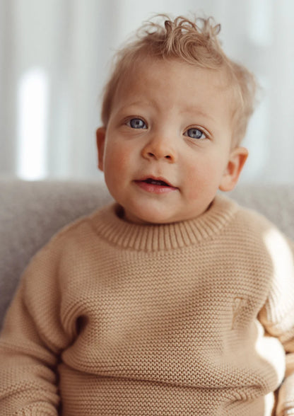 Noah knitted jumper | Honey