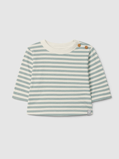 Longsleeve met strepen - verde