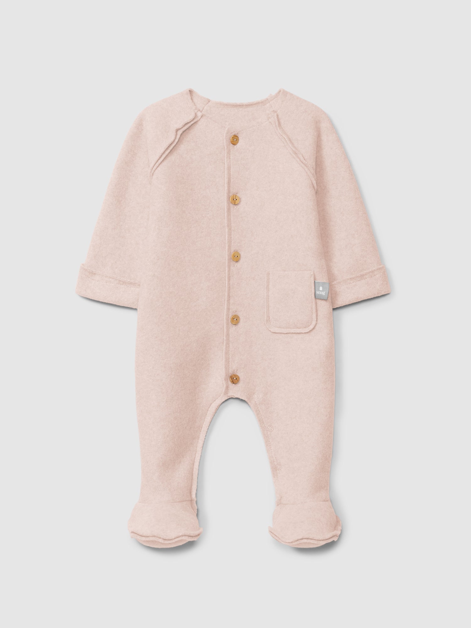 Romper van biologisch katoenfleece