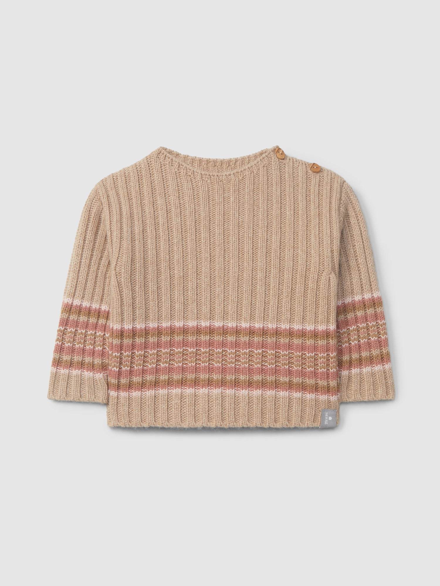 Knitted sweater - roze