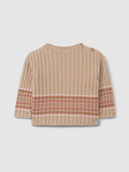 Knitted sweater - roze