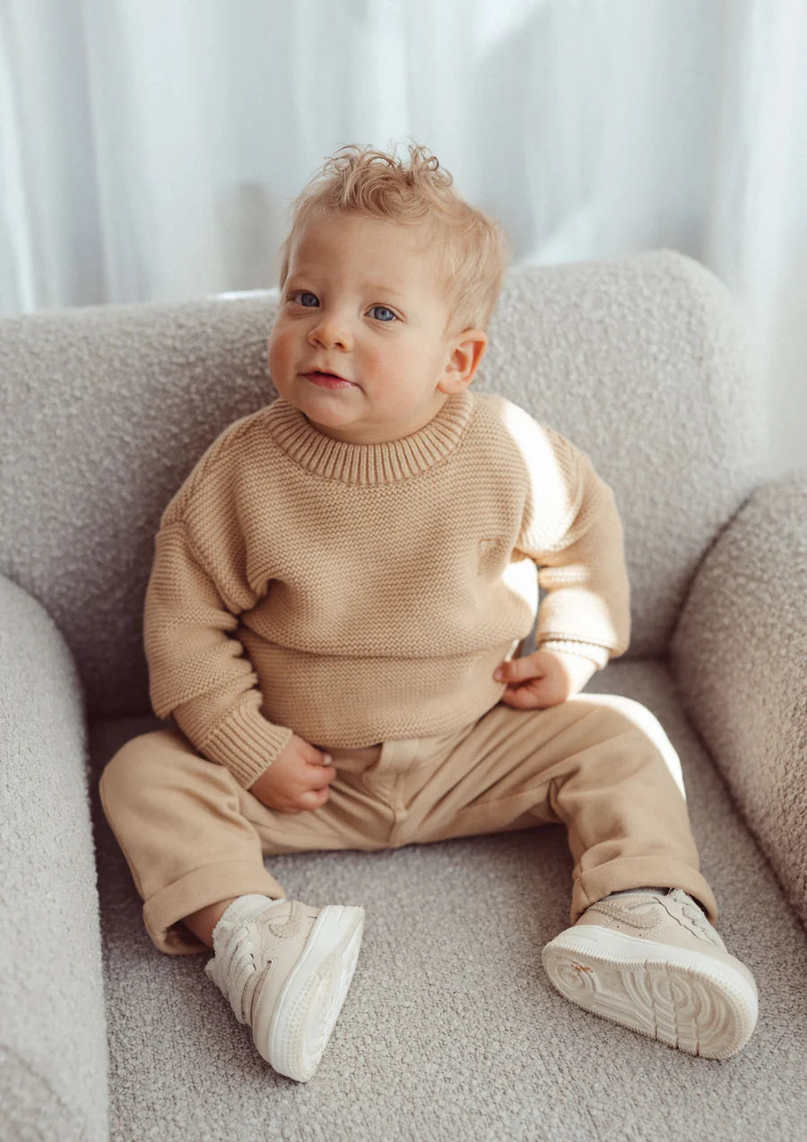 Noah knitted jumper | Honey