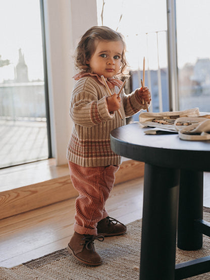 Knitted sweater - roze