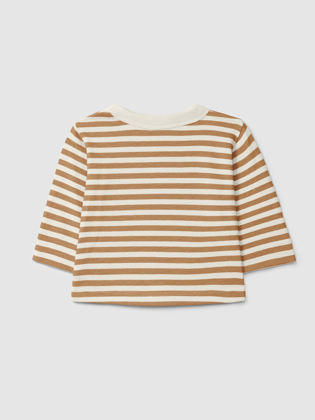 Longsleeve stripe - bruin