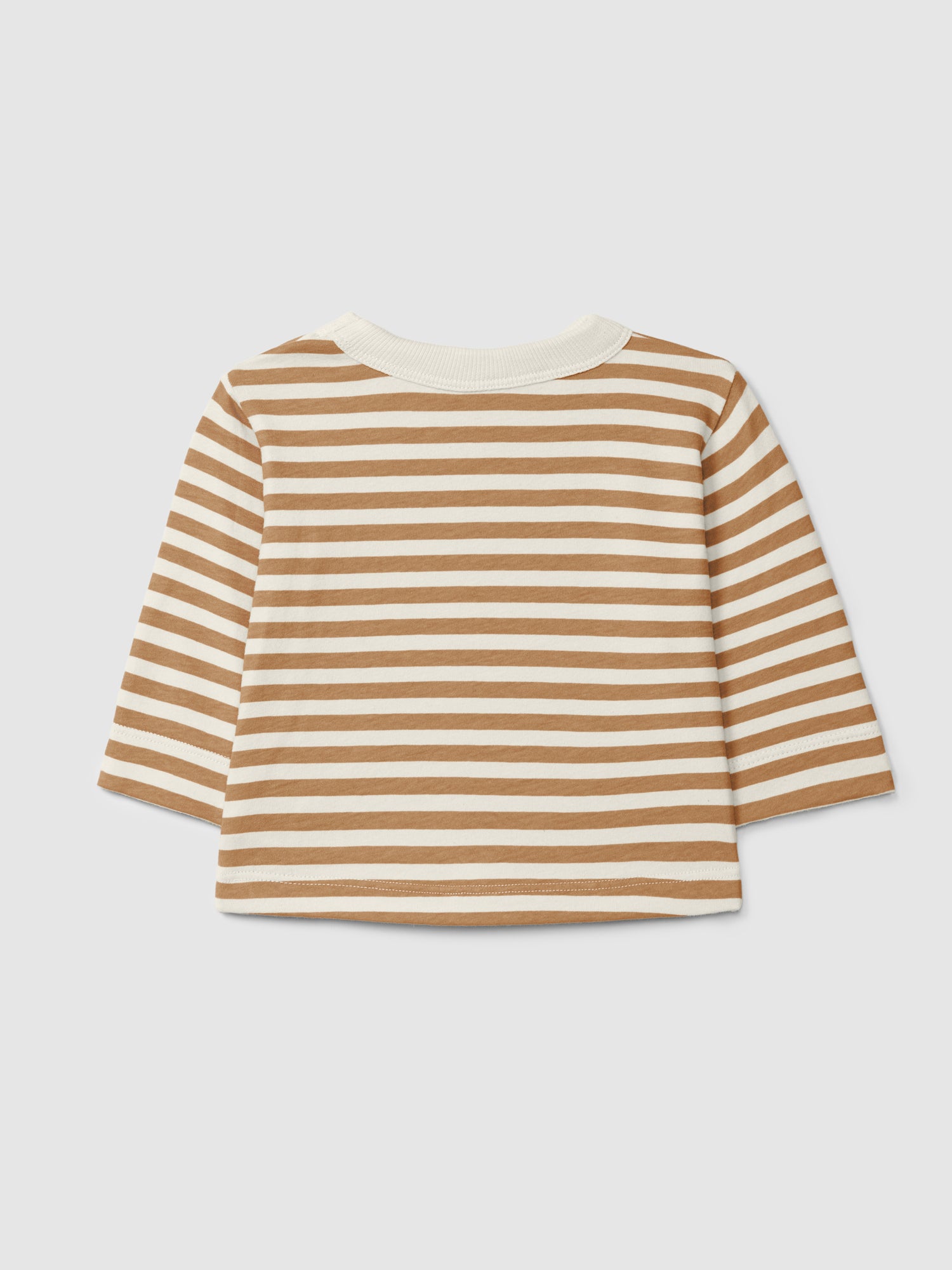 Longsleeve stripe - bruin