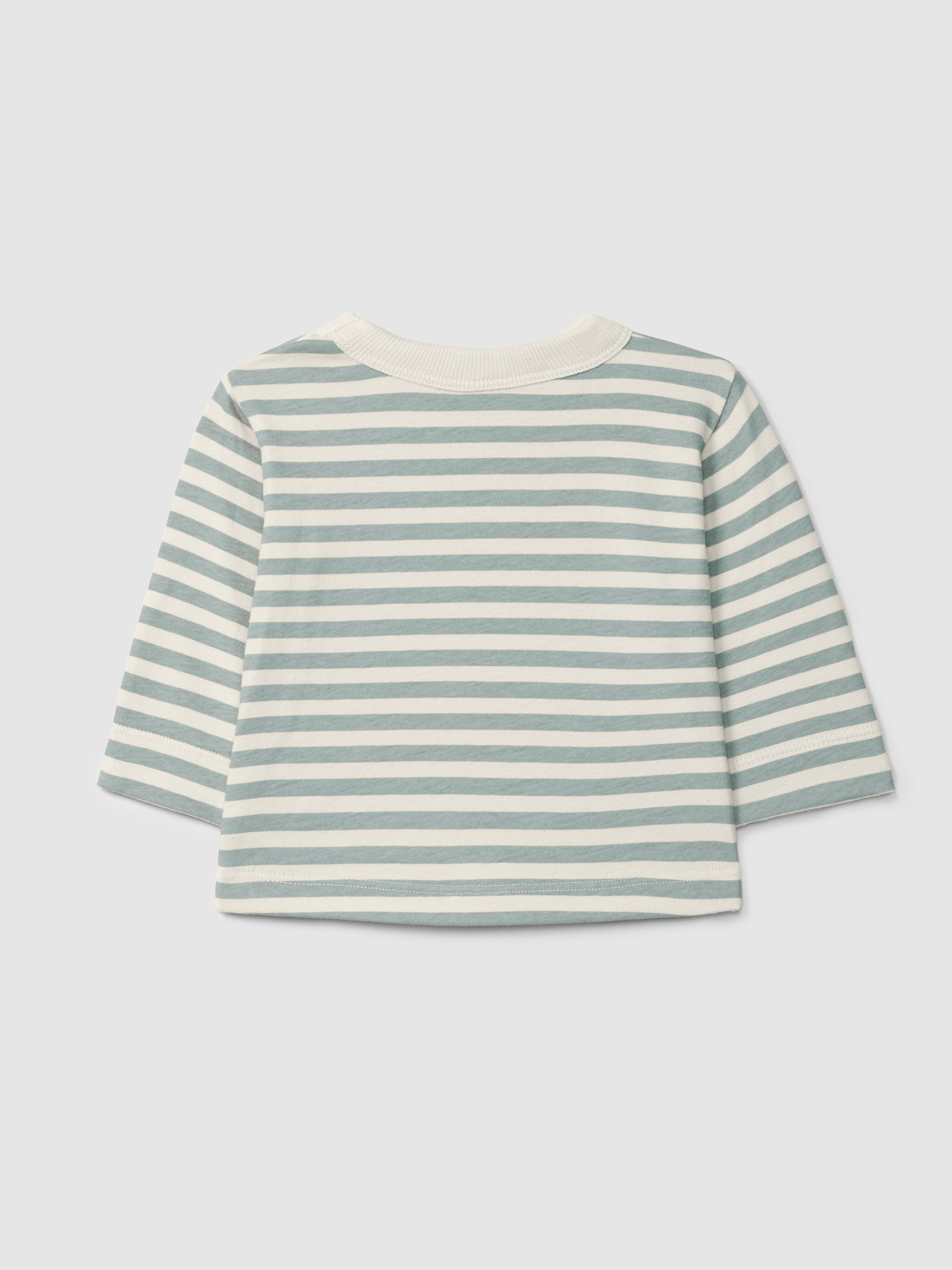 Longsleeve met strepen - verde