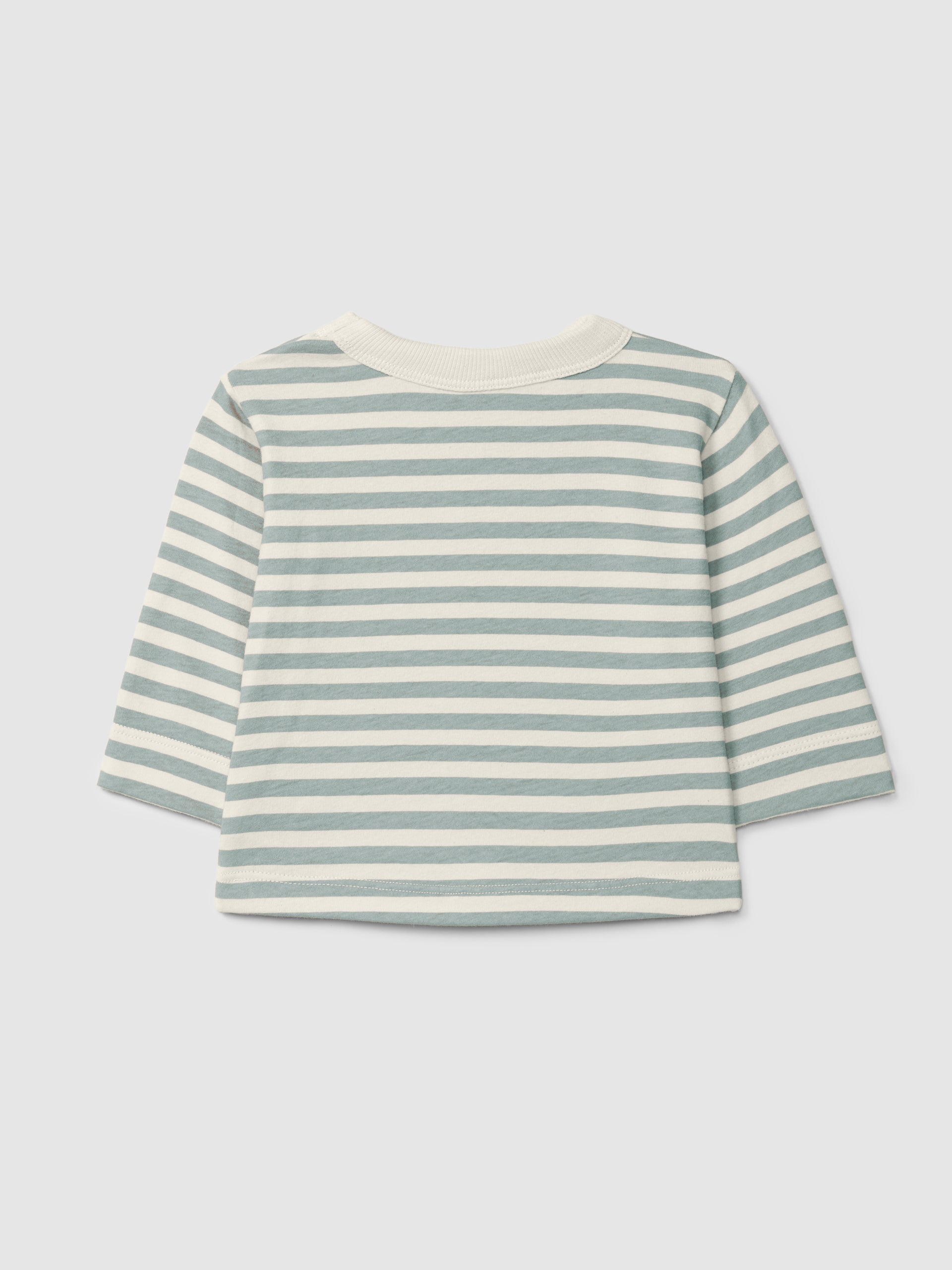 Longsleeve met strepen - verde
