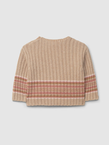 Knitted sweater - roze