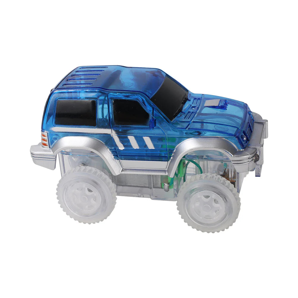 Cleverclixx Race Track Car Blue | 1 Stuk