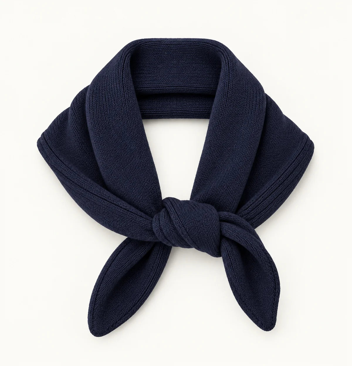 CHLOÉ TRIANGLE SCARF NAVY