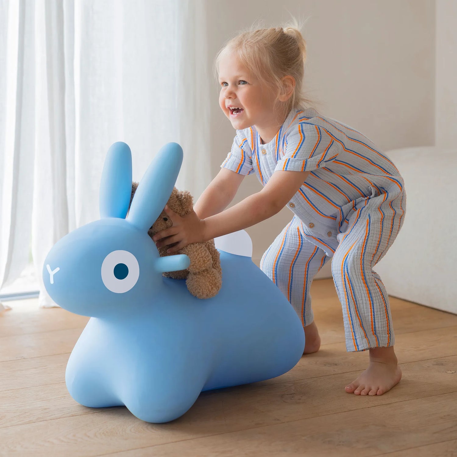 Hoppi Bunny - lichtblauw