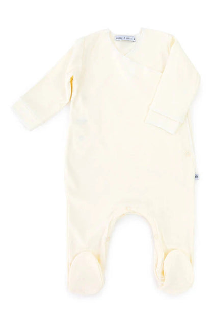 Jumpsuit CREAM met voetjes
