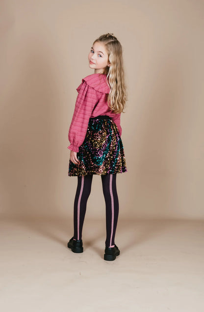 TIGHT BACK STRIPE | PLUM/ROSE
