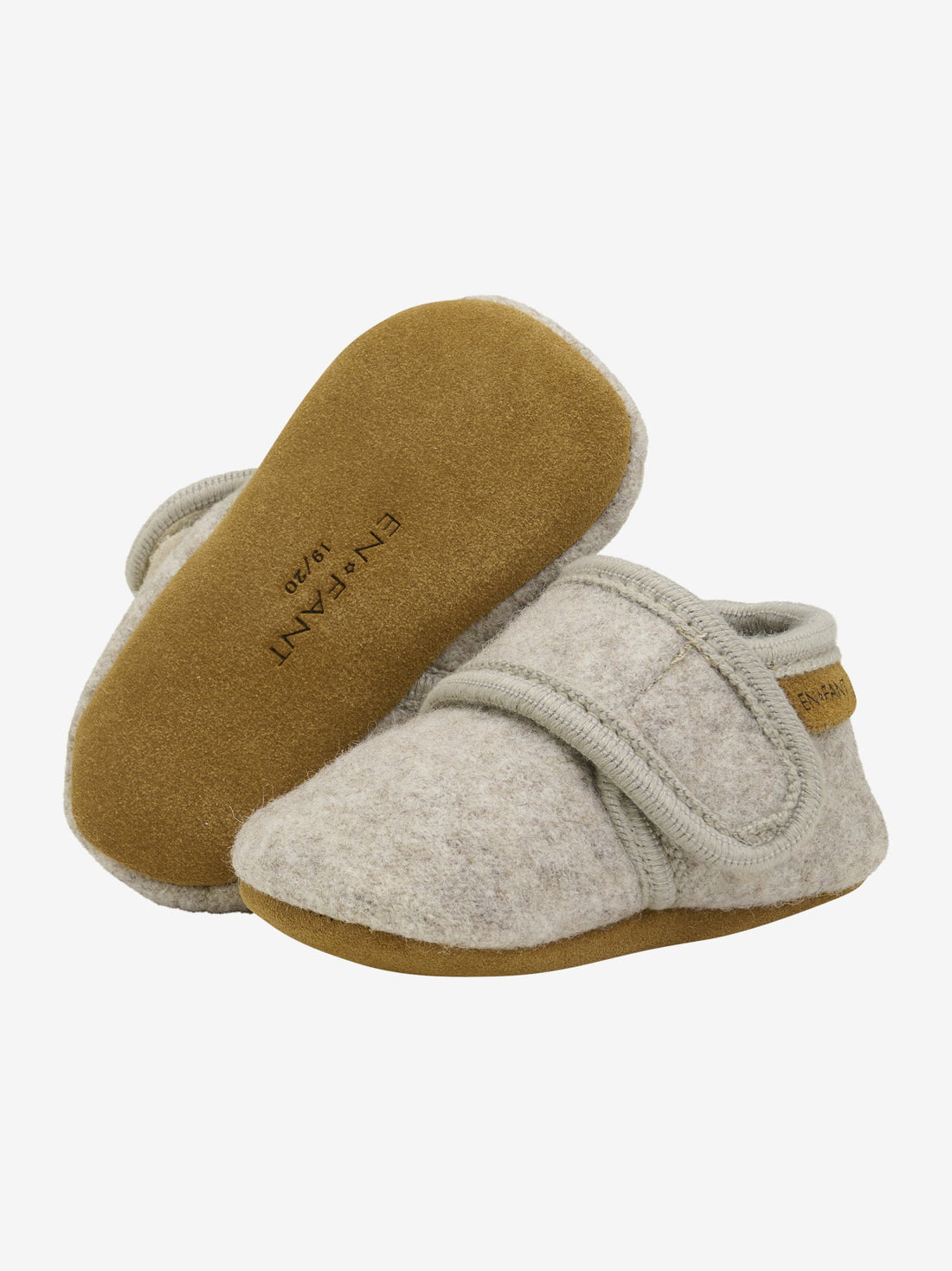 En Fant - Baby Wool slippers sand