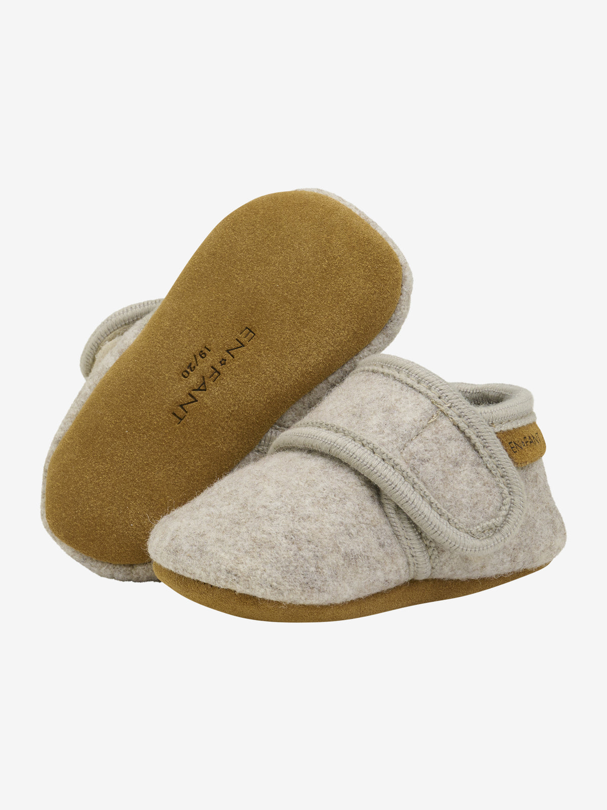 En Fant - Baby Wool slippers sand