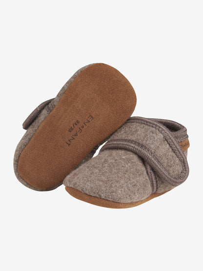 En Fant - Baby Wool slippers walnut