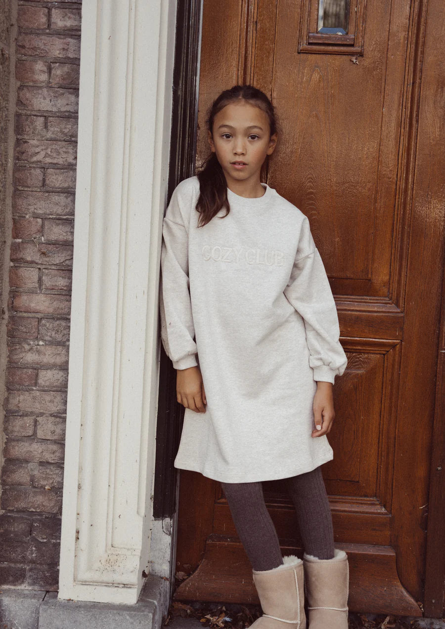 Cozy club dress | Oat